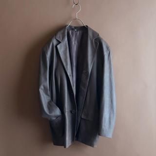 Dark Brown Sheepskin Tailored Jacket
