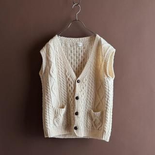 Fisherman's Aran Knit Vest
