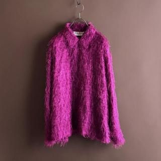 Vintage Glitter Fluffy Shirt