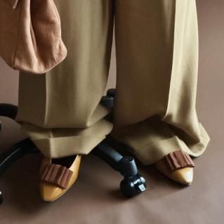 Vintage Yves Saint Laurent Ribbon Pumps