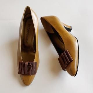 Vintage Yves Saint Laurent Ribbon Pumps