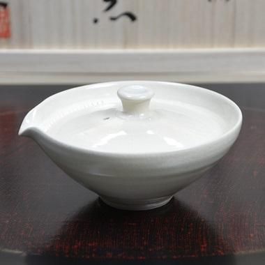 信楽焼煎茶器(白) 大西忠左作 - 中川誠盛堂茶舗 信楽焼煎茶器(白) 大西忠左作 - 中川誠盛堂茶舗