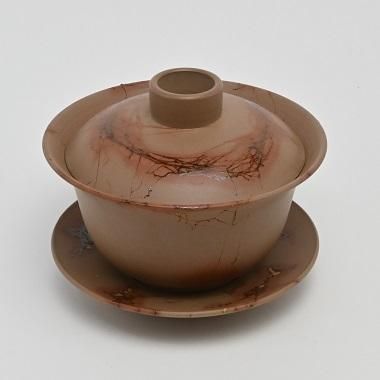 常滑焼 藻掛け蓋碗 №15 山田勇太朗作 - 中川誠盛堂茶舗