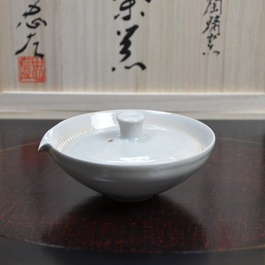 信楽焼煎茶器（青） 大西忠左作 - 中川誠盛堂茶舗
