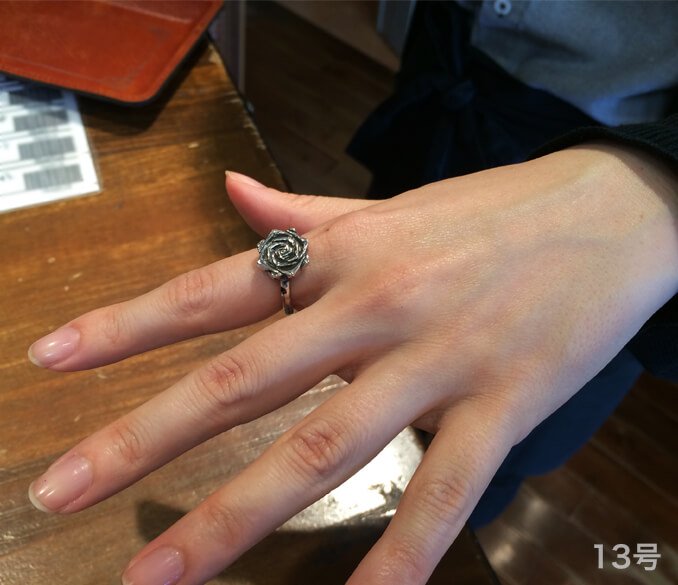 リング シルバー　薔薇 ファッションリング　指輪　オシャレ