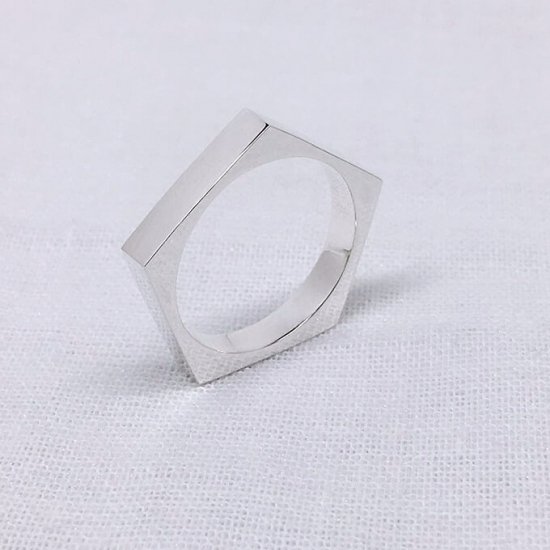 【新品】ペンタゴン ダガー リング 約21.5号 シルバー 925 指輪