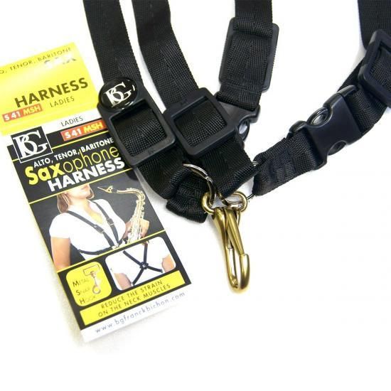 BG HARNESS(ハーネス) ストラップ アルト/テナー/バリトン サクソフォーン サイズ(LADIES) メタルスナップフック S41MSH - いずみ楽器 オンラインショップ