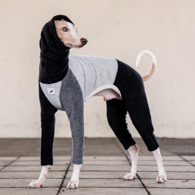 FLEECE L/S ROMPERS [RAGLAN/GRAY]