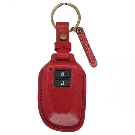 【mk2オヤジ】レザモン　本革スマートキーケース 200系ハイエース 用 TOYOTA 2ボタン】200系 ハイエース 総手縫い 本革 スマートキー