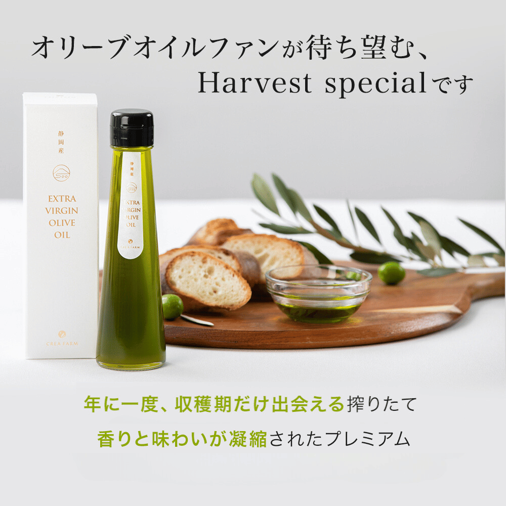 2024年静岡産エキストラバージンオリーブオイル 新油 100ml｜オリーブオイル専門店CREA TABLE（クレアテーブル）