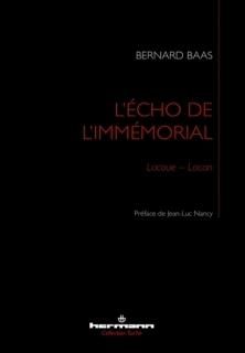 L'Echo de l'immémorial : Lacoue-Lacan