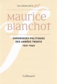 Chroniques politiques des années trente : 1931-1940