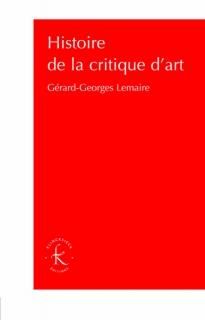 Histoire de la critique d'art