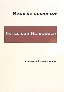 Notes sur Heidegger