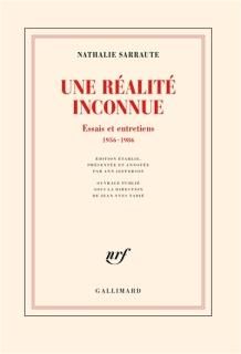 Une Réalité inconnue : essais et entretiens : 1956-1986