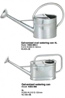 Galvanized Watering Can 4L 3L