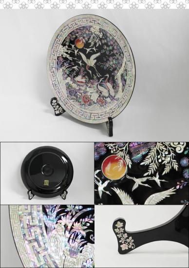 Amazon.co.jp: gannbarou 飾り皿 飾皿 絵皿 置物 海外 土産