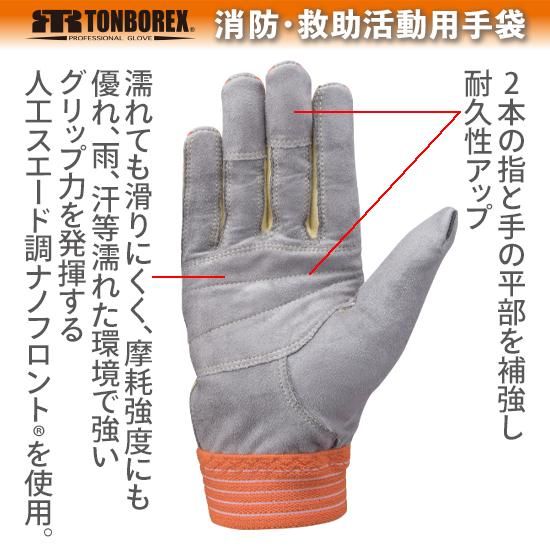 K-5017 ケブラー繊維&ナノフロント製手袋（オレンジ） | 株式会社ライズ