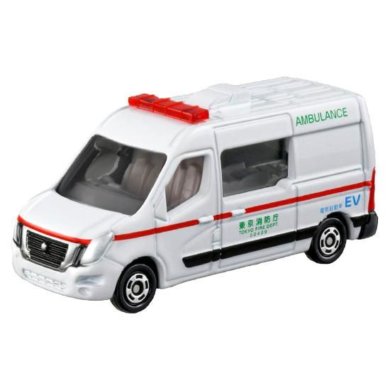 トミカ【3】 NISSAN CARAVAN 救急隊 浜松市消防本部 トミカ 中古品 TOMY ニッサン キャラバン 救急車 浜松市消防本部