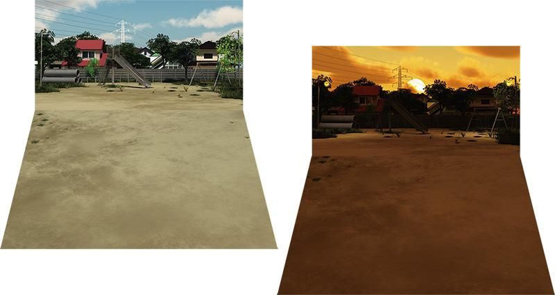 【ジオラマ】箱庭技研 ジオラマシートいろいろ DSm-C001 ジオラマシートmini [(1/43 or 1/64) サーキットセット