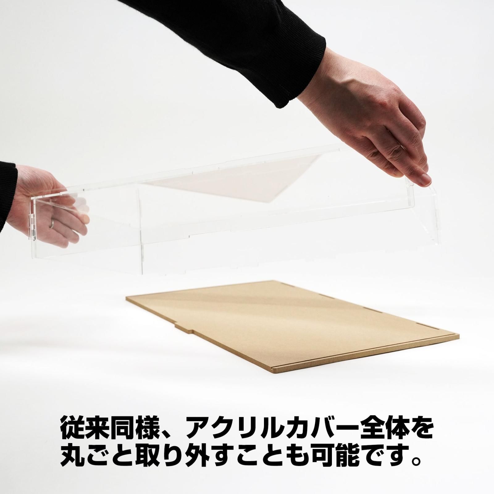 YU アクリルケース アクリルディスプレイケース プラスチックボックス キューブ