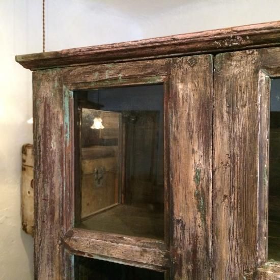 古いキャビネット JF-VA44N くろがね工作所 バーチカルキャビネット A4 4段 グレー