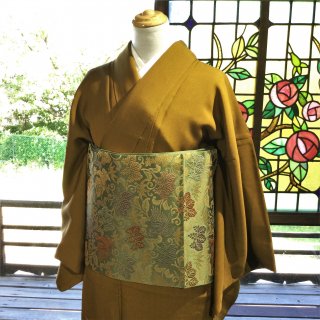 やゝK‐140＊秋色カラーのコシノヒロコ作・色留袖／着物リユース