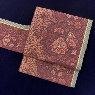 reuse obi /現代もの＊名古屋帯 - yaya-kimono