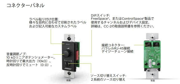 BOSE（ボーズ）ControlCenter CC-2 zone controller リモート