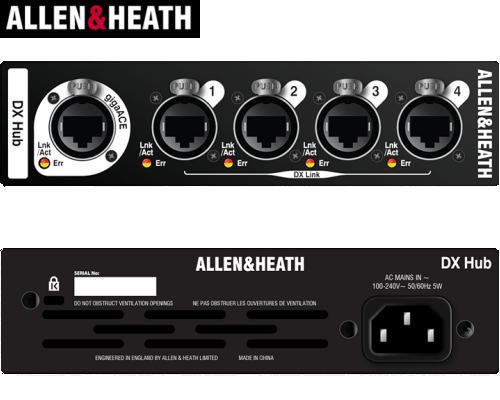 ALLEN&HEATH（A&H）/アレン＆ヒース（アレヒ） DX 拡張用HUB　DX-HUB