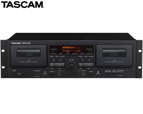 TASCAM 業務用ダブルカセットデッキ 202MKVII - ライジング-PA音響機器
