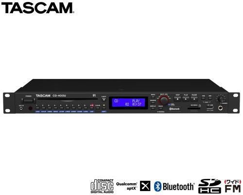 TASCAM Bluetooth®/AM・FMチューナー搭載CD/SD/USBプレーヤー CD TASCAM Bluetooth®/AM・FMチューナー搭載CD/SD/USBプレーヤー CD