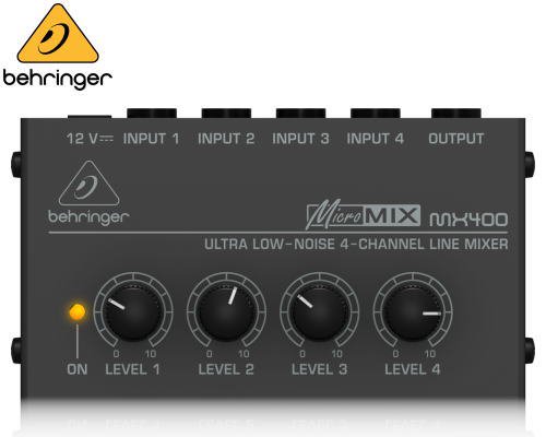 BEHRINGER（ベリンガー）ラインミキサー（4ch） MX400 MICROMIX