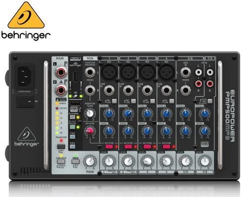 BEHRINGER（ベリンガー）8chステレオパワード・ミキサー PMP500MP3