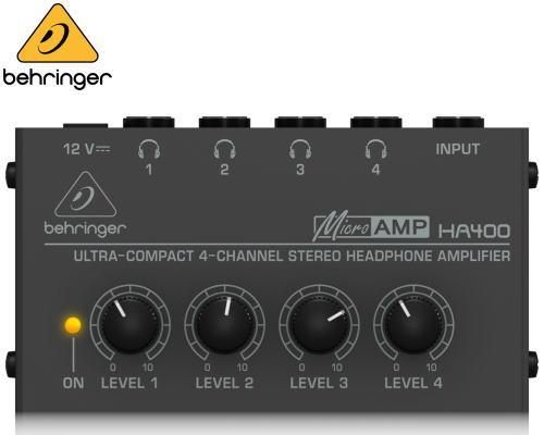 BEHRINGER（ベリンガー）ヘッドホンアンプ　HA400 MICROAMP