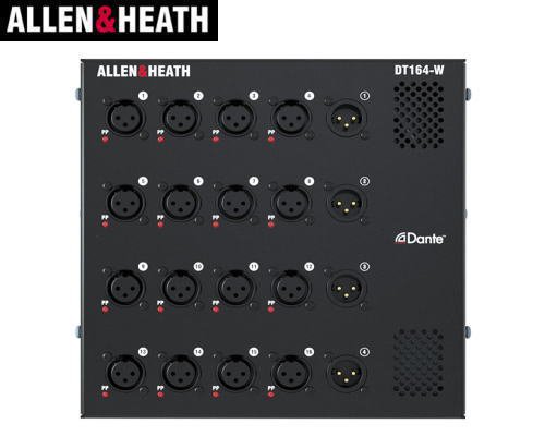 ALLEN&HEATH（A&H）/アレン＆ヒース（アレヒ） Dante オーディオエクスパンダー（埋め込み設置型）　DT164-W