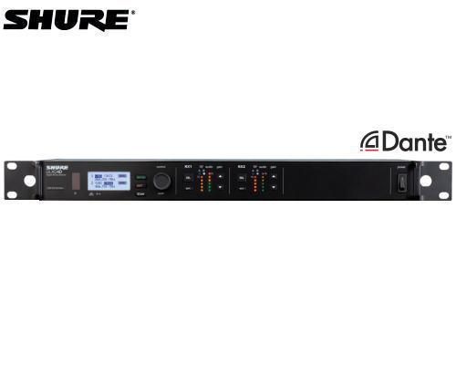 SHURE ダイバーシティ受信機 2チャンネルモデル/Dante対応 SHURE ダイバーシティ受信機 2チャンネルモデル/Dante対応