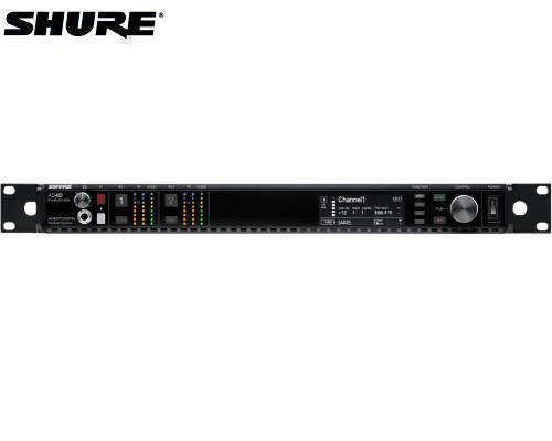 SHURE デジタルトゥルーダイバーシティ受信機 2チャンネルモデル AD4DJ-B (606～810MHz)