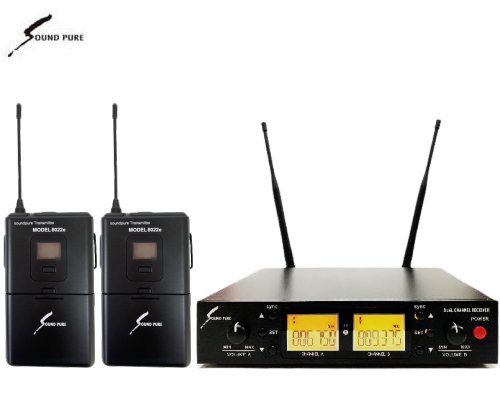 Soundpure（サウンドピュア）　デュアルボディパック型送信機（のみ） ワイヤレスセット B帯　SPWH01-22e-2