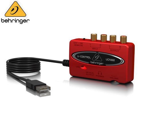 BEHRINGER（ベリンガー）USBオーディオインターフェース　UCA222 U-CONTROL