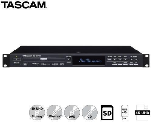 TASCAM 4K UHDブルーレイ/マルチメディアプレイヤー BD-MP4K TASCAM 4K UHDブルーレイ/マルチメディアプレイヤー BD-MP4K