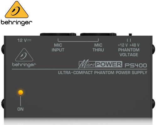 BEHRINGER（ベリンガー）ファンタム電源 PS400 MICROPOWER