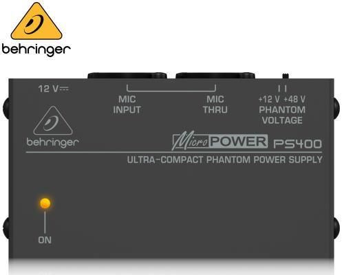 BEHRINGER（ベリンガー）ファンタム電源 PS400 MICROPOWER