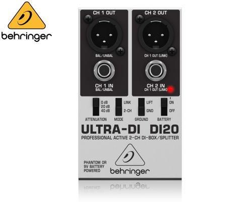 BEHRINGER(ベリンガー)2chアクティブDIボックス DI20 ULTRA-DI