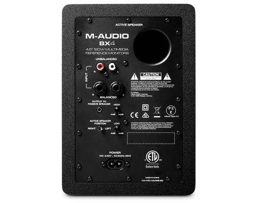 M-AUDIO BX4 パワードスピーカー M-AUDIO（エムオーディオ）3.5インチ 120W デスクトップ