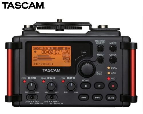 TASCAM カメラ用リニアPCMレコーダー/ミキサー DR-60DMKII