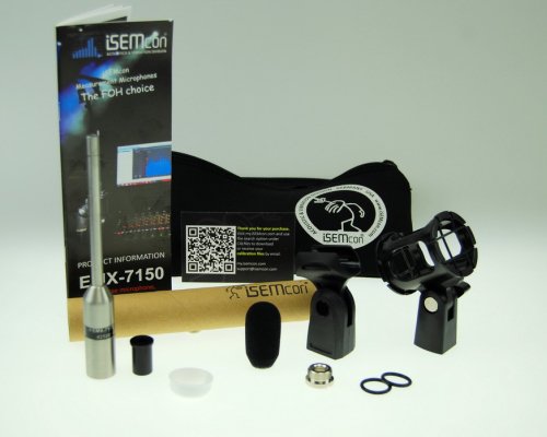 iSEMcon（アイ セムコン）EMX-7150-CF 音響測定マイク (通常ホルダー＋ショックマウントホルダーセット）