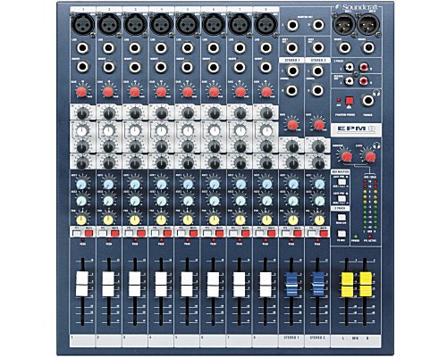 Sound Craft コンパクトアナログミキサー EPM8 ケース付 | www ...モノラルチャンネル数 9000円