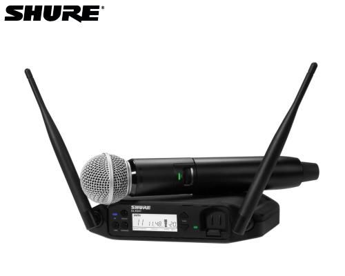 SHURE ハンドヘルドセット(2.4GHz帯)GLXD24+J/SM58-Z2 SHURE ハンドヘルドセット(2.4GHz帯)GLXD24+J/SM58-Z2