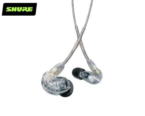 SHURE シュア SE215-CL-A クリア 高遮音性イヤホン SHURE 高遮音性イヤホン/クリア(リモコンマイク付きケーブル